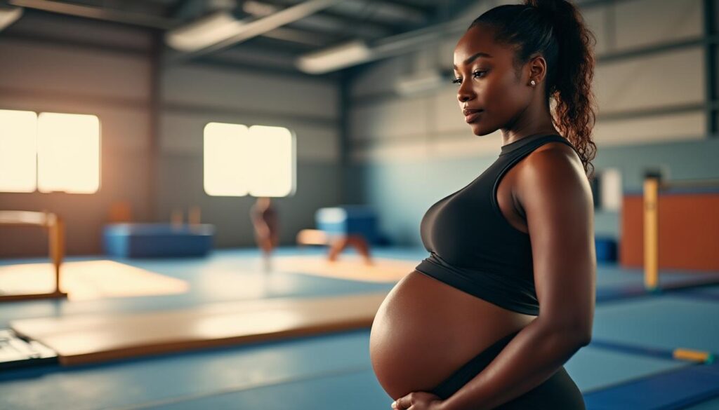 découvrez comment simone biles concilie sa carrière de gymnaste de renommée mondiale avec sa nouvelle vie de maman, entre entraînements et maternité.